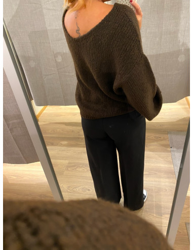 JDYDINEA L/S REVERSIBLE PULLOV. KNT