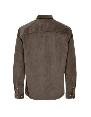 ONSALP RLX 2PKT WASHD CORD LS SHIRT