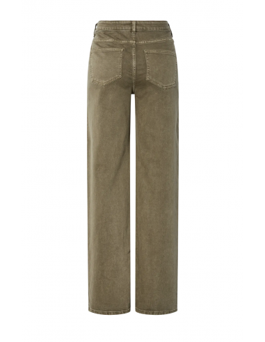 PCSILKE MW WIDE COLORED JEANS