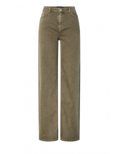 PCSILKE MW WIDE COLORED JEANS