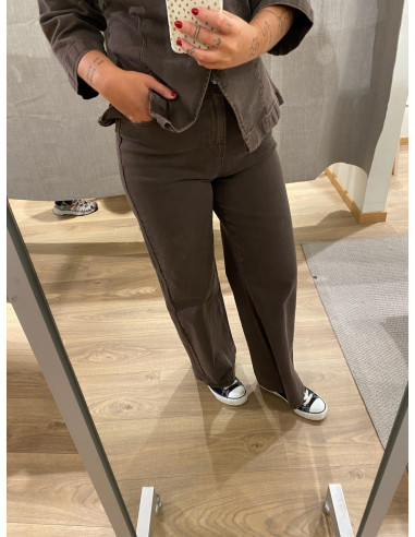 PCSELMA HW WIDE COLORED NOOS JEANS