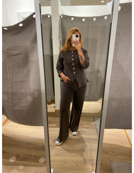 PCSELMA HW WIDE COLORED NOOS JEANS