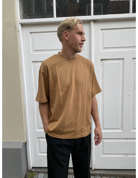 SLHLOOSEOSCAR SS O-NECK TEE NOOS