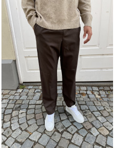 SLH196-STRAIGHT ACE WOOL BLEND PANT