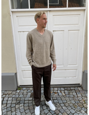 SLH196-STRAIGHT ACE WOOL BLEND PANT