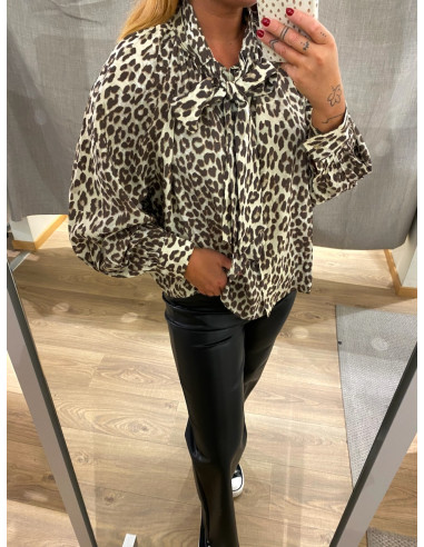 JDYBEATRICE LIFE L/S BOW SHIRT