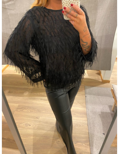 JDYFLEUR L/S O-NECK TOP