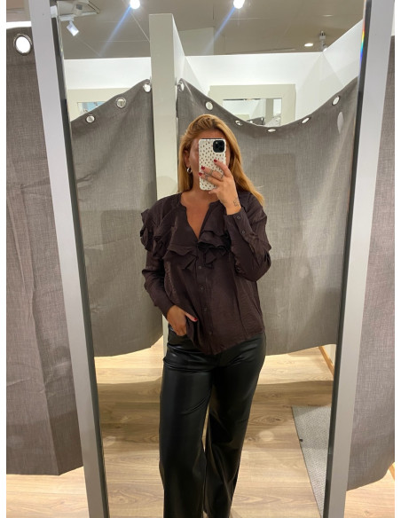 VMLIZZI LS FLOUNCE TOP