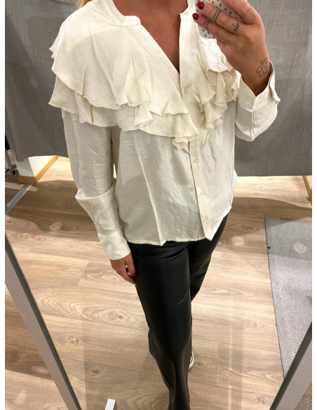 VMLIZZI LS FLOUNCE TOP