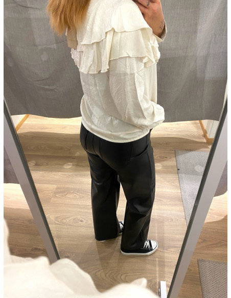 VMLIZZI LS FLOUNCE TOP