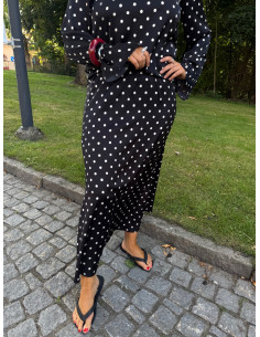 PCJYTTA ANKLE SATIN SKIRT 2