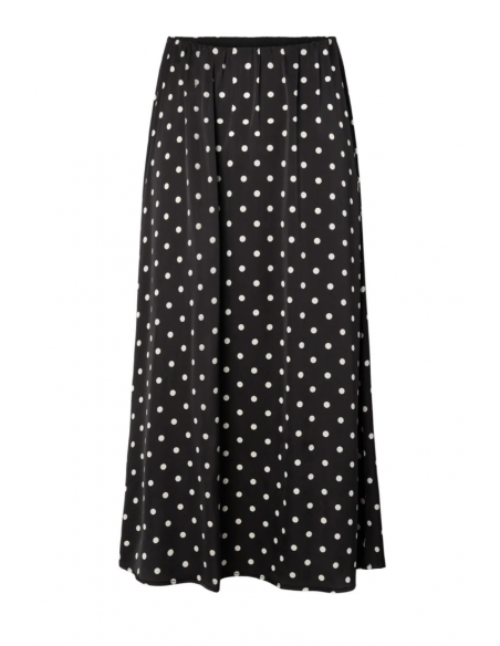 PCJYTTA ANKLE SATIN SKIRT