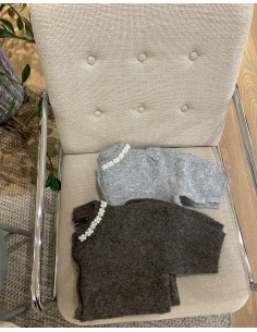 VMOCEAN 2/4 O-NECK JEWELLERY CARDIGAN