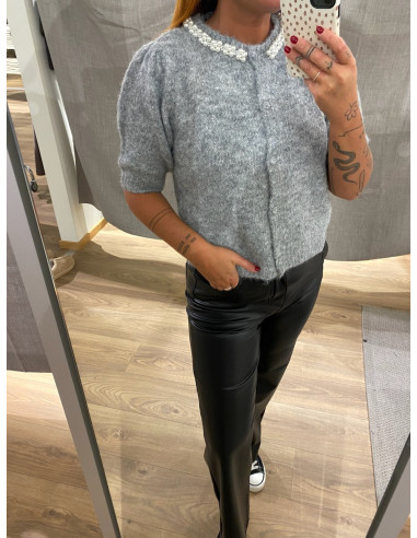 VMOCEAN 2/4 O-NECK JEWELLERY CARDIGAN