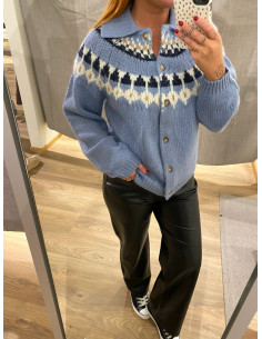 AWTILLIE LS O-NECK KNIT CARDIGAN 2