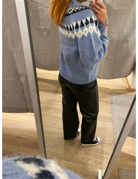 AWTILLIE LS O-NECK KNIT CARDIGAN