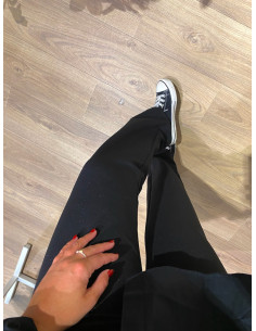 VMZAMIRA MW STRAIGHT GLITTER PANT