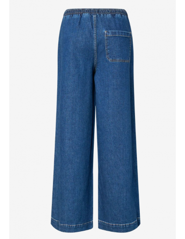 PCSILKE MW PULL UP DENIM PANTS