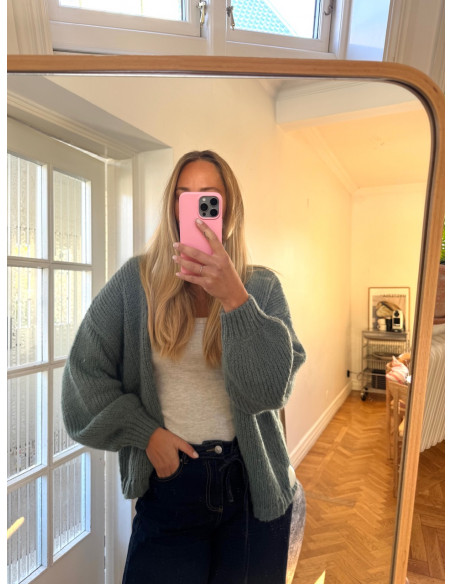 VMMAYBE LS OPEN CARDIGAN