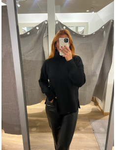 PCMALOU LS ROLLNECK KNIT