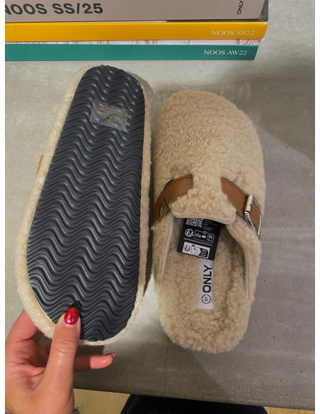 ONLMOLLY TEDDY HOMESLIPPER