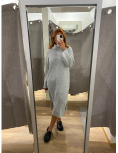 VILASSIA ROLLNECK L/S KNIT DRESS