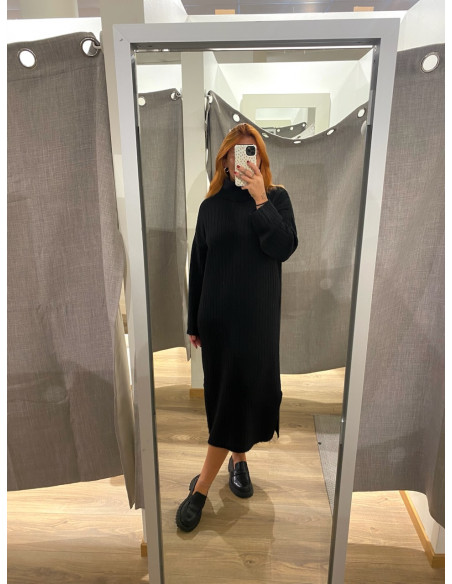 VILASSIA ROLLNECK L/S KNIT DRESS