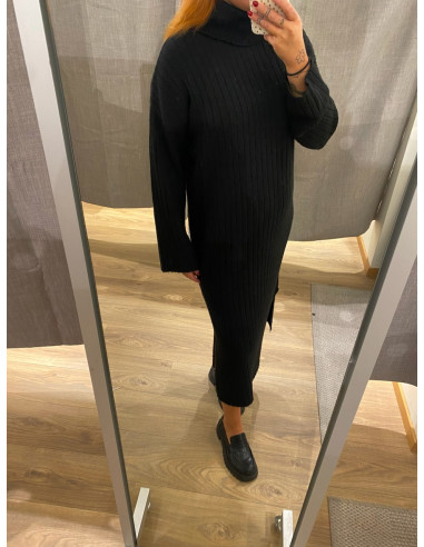 VILASSIA ROLLNECK L/S KNIT DRESS