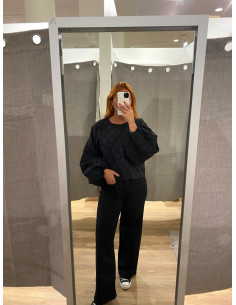 OBJZAMMI L/S RE O-NECK TOP