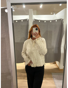 PCJASMIJN LS O-NECK KNIT CARIDGAN 2