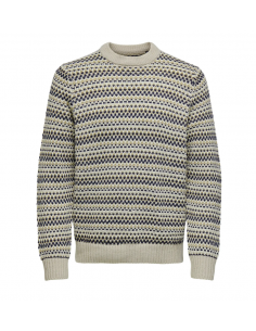 ONSMUSA REG 3 STRUC CREW KNIT