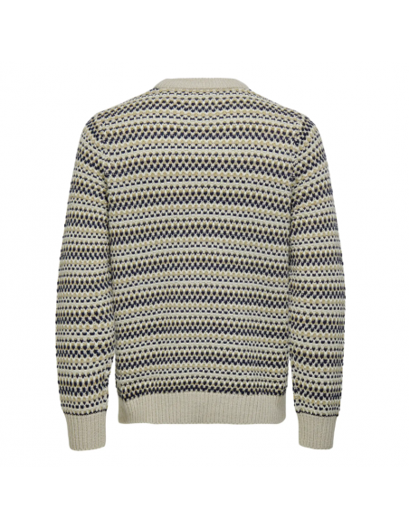 ONSMUSA REG 3 STRUC CREW KNIT