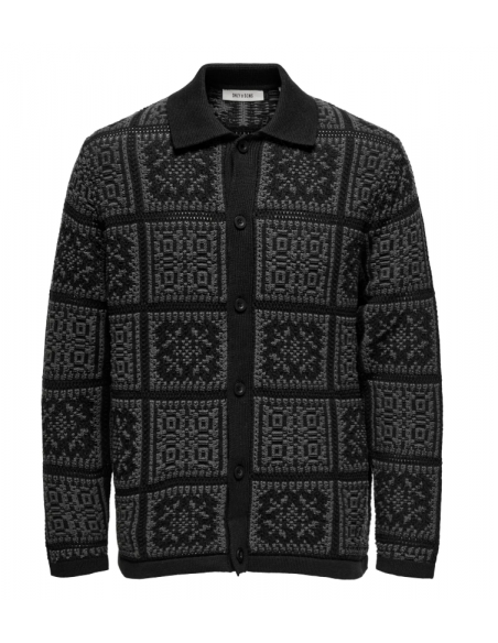 ONSBARK RLX LS SHIRT KNIT