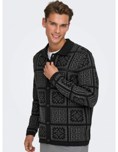 ONSBARK RLX LS SHIRT KNIT