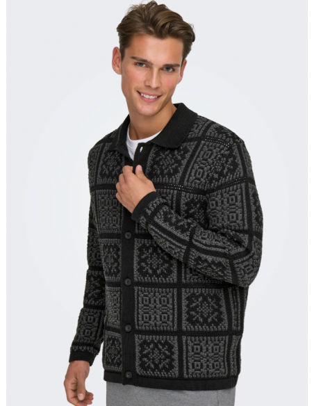 ONSBARK RLX LS SHIRT KNIT