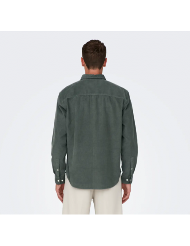 ONSALP RLX 2PKT WASHD CORD LS SHIRT