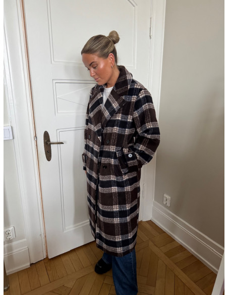 PCMARBLE CHECK JACKET