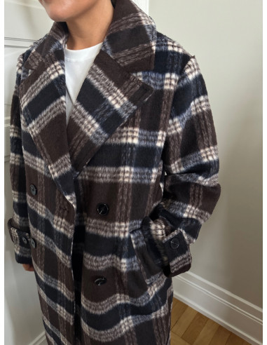 PCMARBLE CHECK JACKET