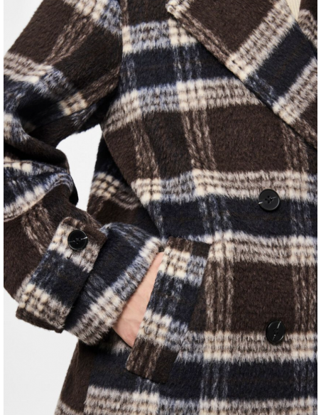 PCMARBLE CHECK JACKET