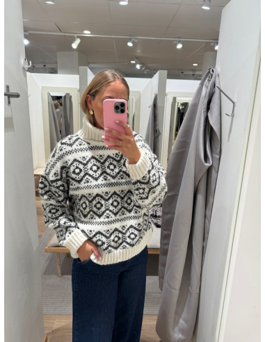 ONLCARIN LIFE LS JQ LOOSE ROLLN EX KNT