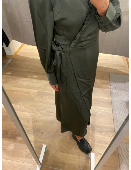 OBJCHILLI L/S WRAP DRESS