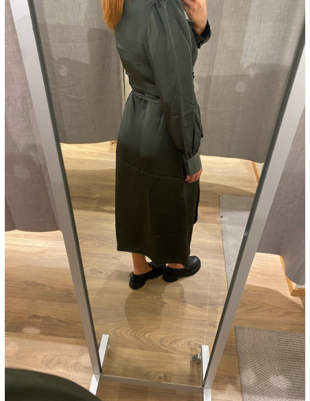 OBJCHILLI L/S WRAP DRESS