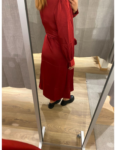 OBJCHILLI L/S WRAP DRESS