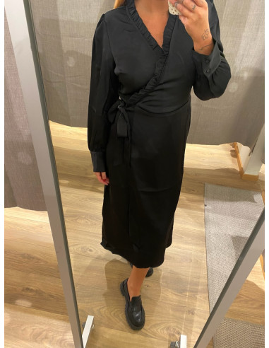 OBJCHILLI L/S WRAP DRESS