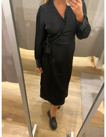 OBJCHILLI L/S WRAP DRESS