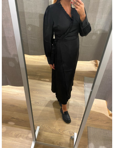 OBJCHILLI L/S WRAP DRESS