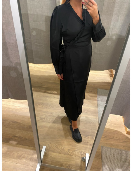 OBJCHILLI L/S WRAP DRESS