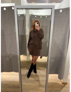 PCOBINA MW ASHAPED SHORT SKIRT