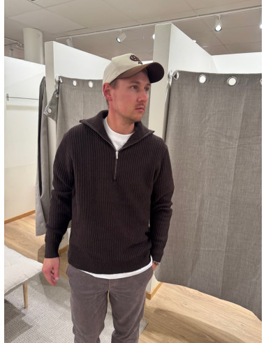 ONSFRAME RLX LS 1/2 ZIP HIGH NECK KNIT