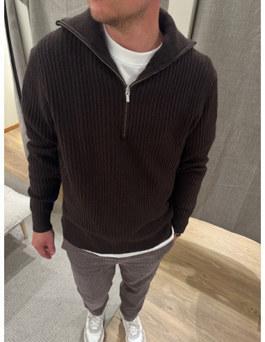 ONSFRAME RLX LS 1/2 ZIP HIGH NECK KNIT